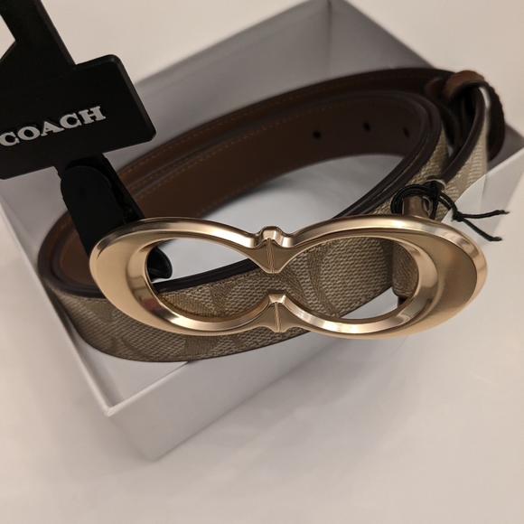 Coach  signature belt  size L NWT - Picture 1 of 8